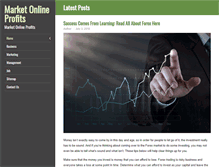 Tablet Screenshot of marketonlineprofits.com